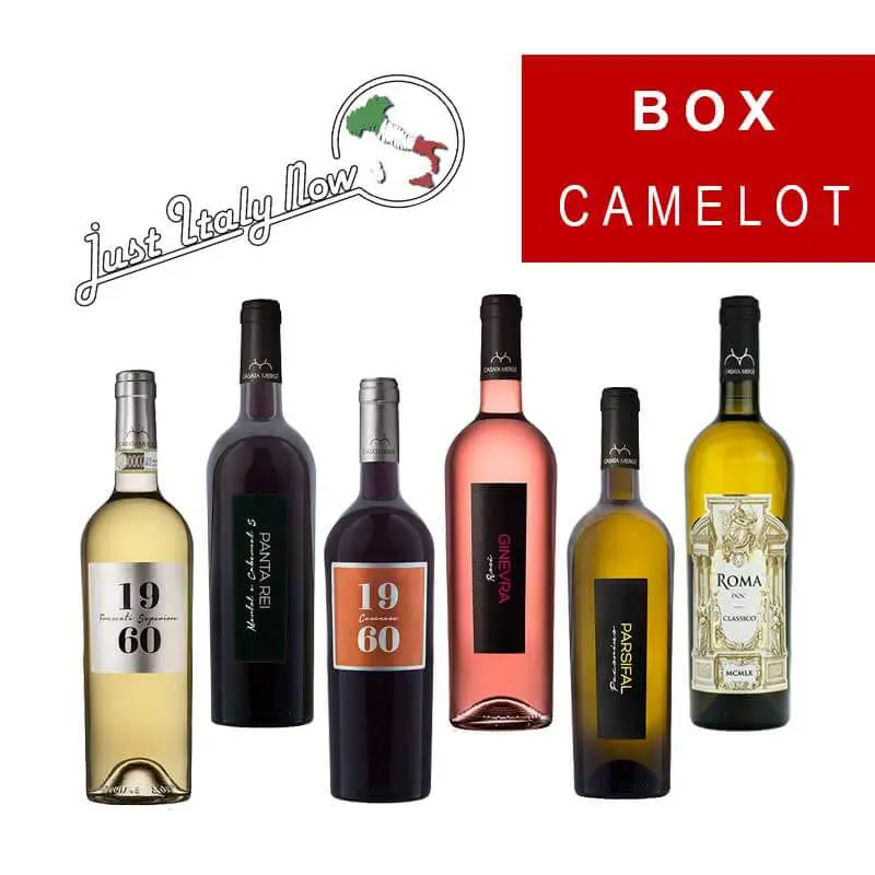 Box CAMELOT (6 bottle 750 ml) - Casata Mergè